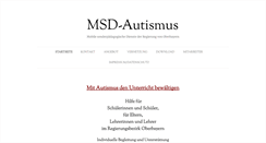 Desktop Screenshot of msd-autismus.de